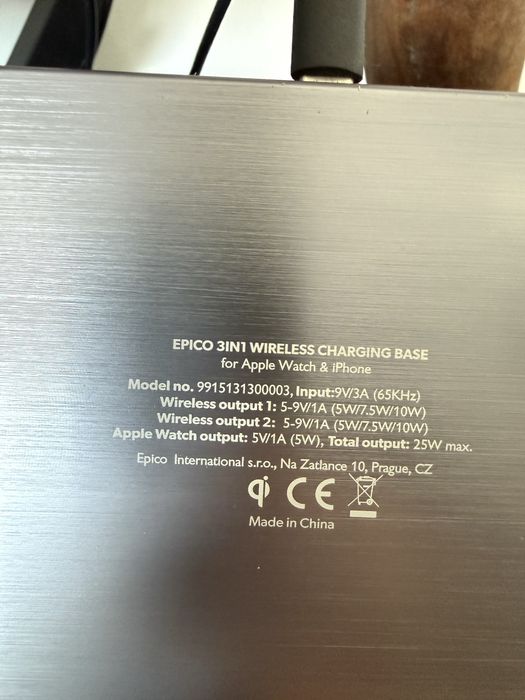 statie incarcare wireless Epico 3 in 1