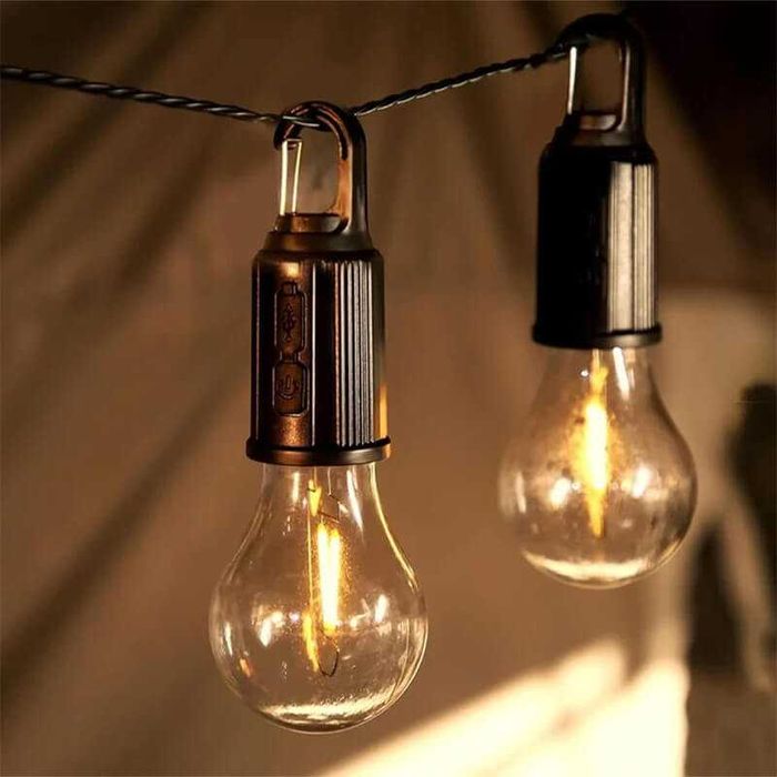 Крушка за закачане, USB къмпинг лампа с 3 режима