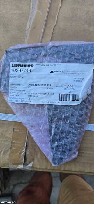 Lot Piese ORIGINALE Utilaje Noi JCB, Liebherr, WABCO, CVA