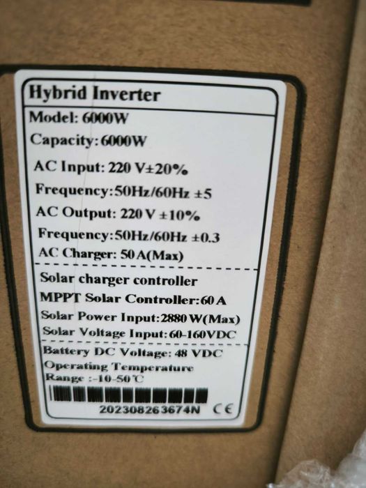 ПРОМО !!! Хибридна соларна с-ма 6000 W и много други интересни оферти