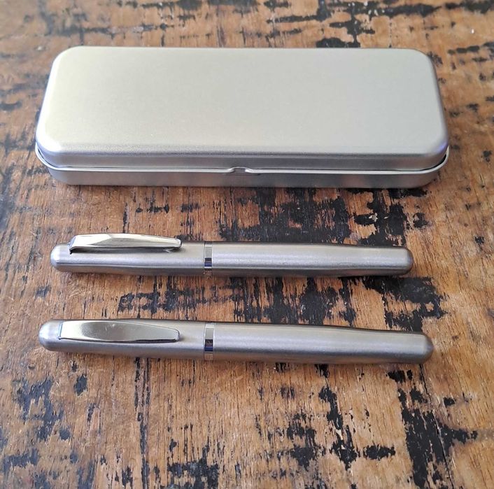 писалка и химикалка комплект масивни метални, внос от Германия