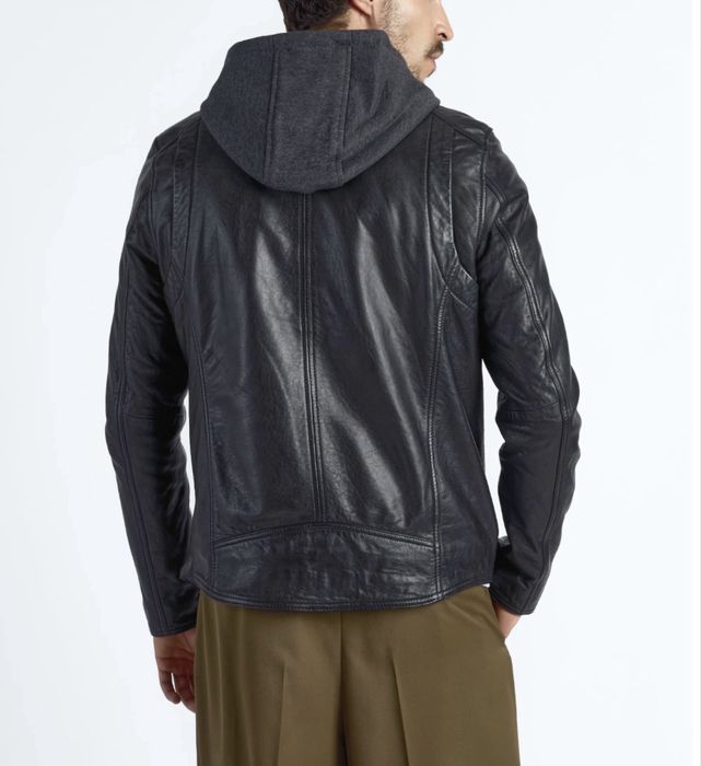 Maze Biker Leather Jacket ОРИГИНАЛНО мъжко яке естествена кожа - M-L