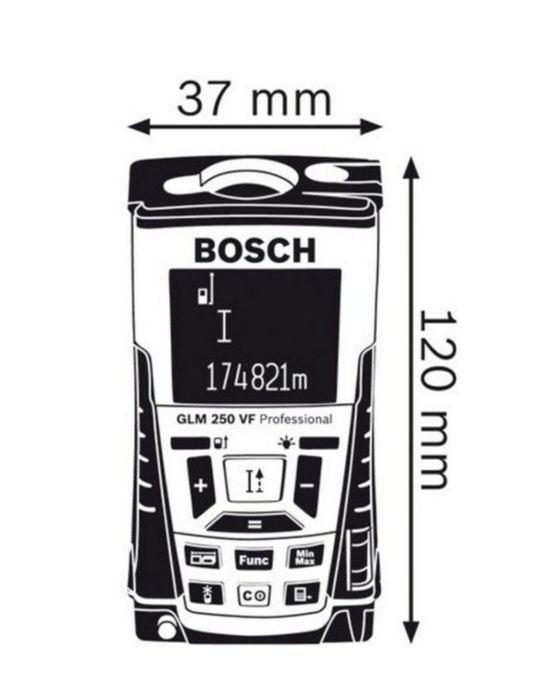 Telemetru Bosch Glm 250 Vf