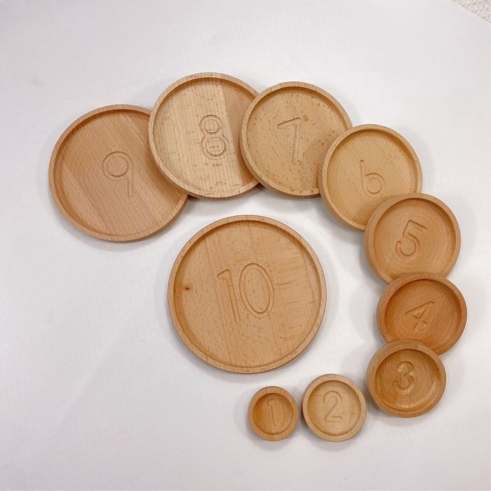 Монтессори пирамидка с числами