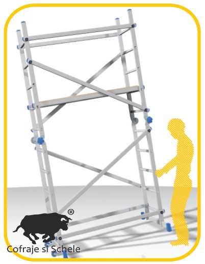 Schela mobila din aluminiu multifunctionala TEAM