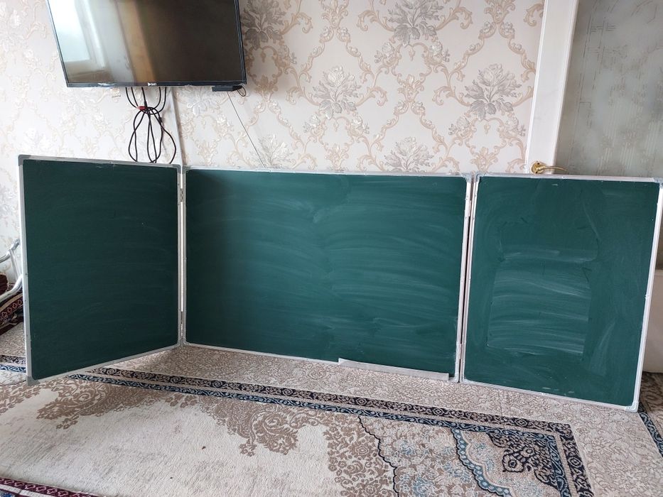 Школьная доска двух стороной  Мактаб,офисга укув марказларига