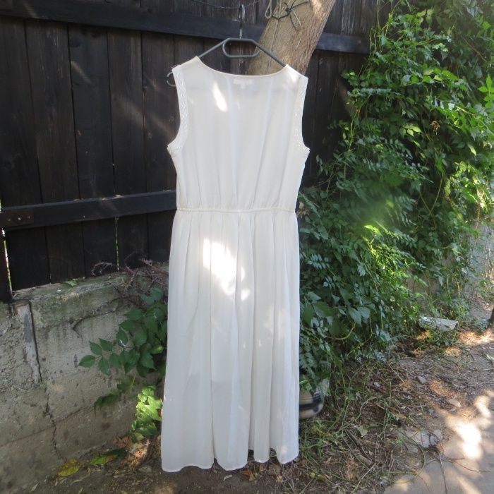 Rochie lunga Koton masura 40 / M culoare alb