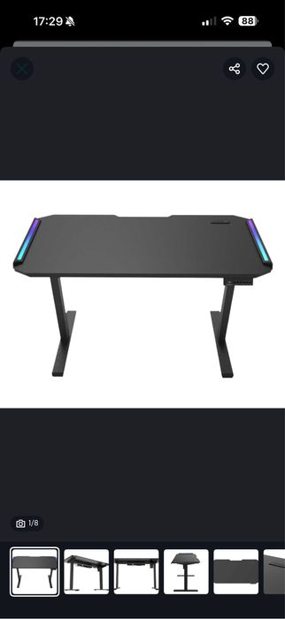 Продам стол игровой E Deimus 120 RGB