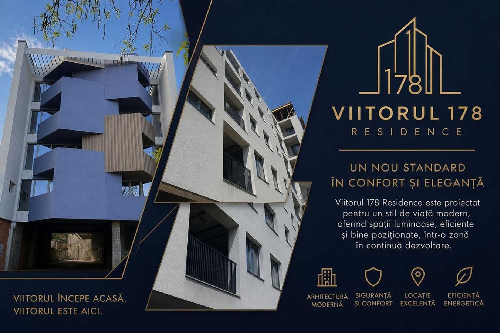 Garsoniera Si Apartamente 2 ,3 Camere Proiect BUTIQUE VIITORULUI 178 RESIDENCE | DIRECT DEZVOLTATOR | 0% COMISION