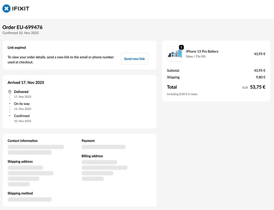 iPhone 13 PRO - 256GB - Negru / Graphite - iOS 18.7.2 - Baterie 100%