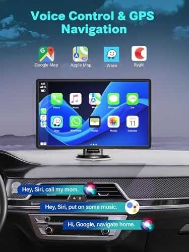 Нова Авто Мултимедия 9" CarPlay, Android Auto, 2K Камери, GPS за кола