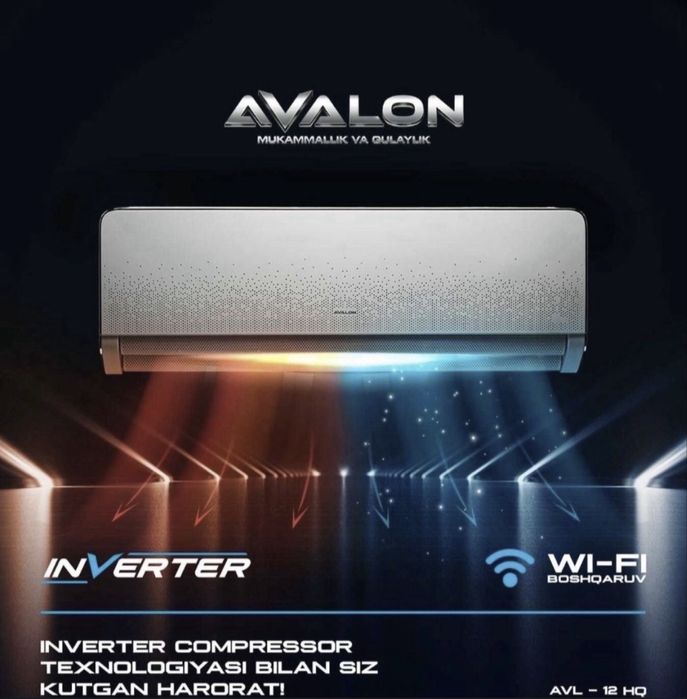 Скидка!!! Кондиционер Avalon-12 inverter/onoff доставка бесплатно