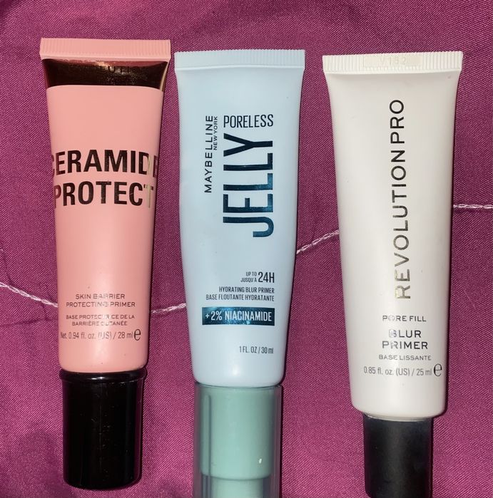 Maybelline super stay lumi matte, urban decay all nighter, l’oreal