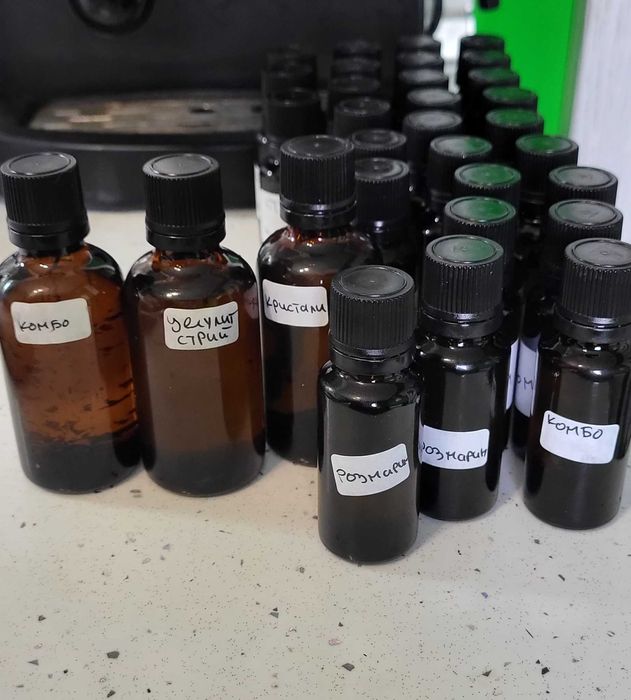 Домашно масло розмарин и билкова вода