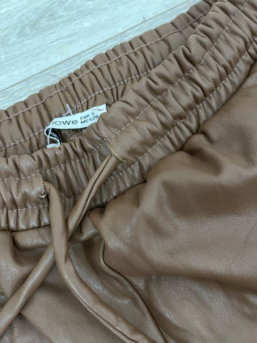 Кожанные брюки, утепленные