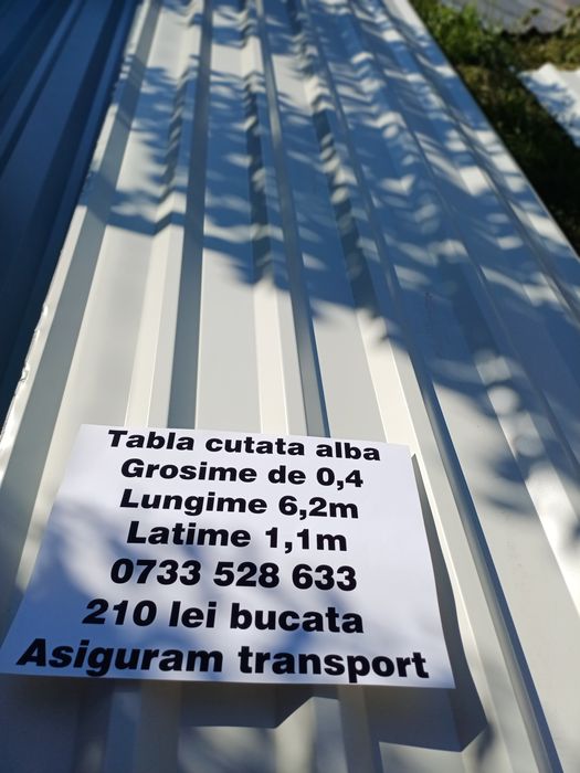 Vand tabla cutata