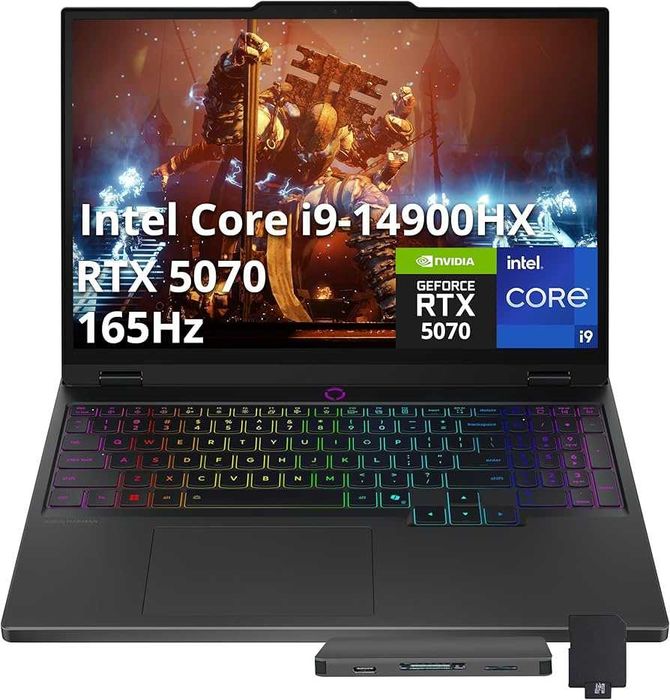 Lenovo LEGION 5  15.1" 2K OLED i9-14900HX DDR5 16GB SSD 1TB RTX 5070