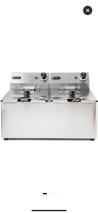 Friteusa ulei 2x8L Hendi