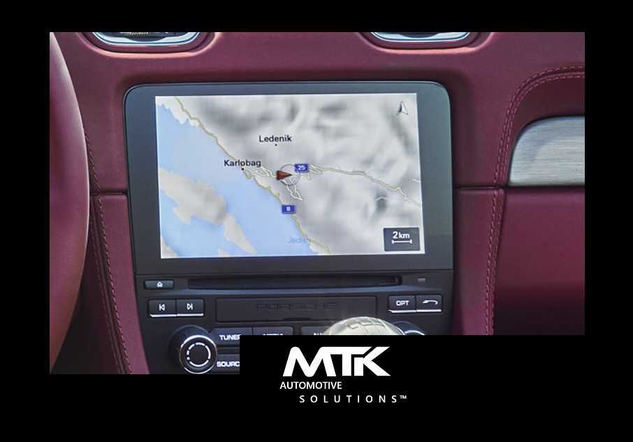 PORSCHE PCM 4.0 4.1 5.0 навигационни карти 2025г. CARPLAY ANDROID AUTO