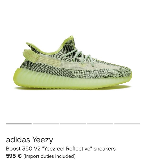 Yeezy Boost 350 V2 "Yeezreel Reflective" ORIGINALI