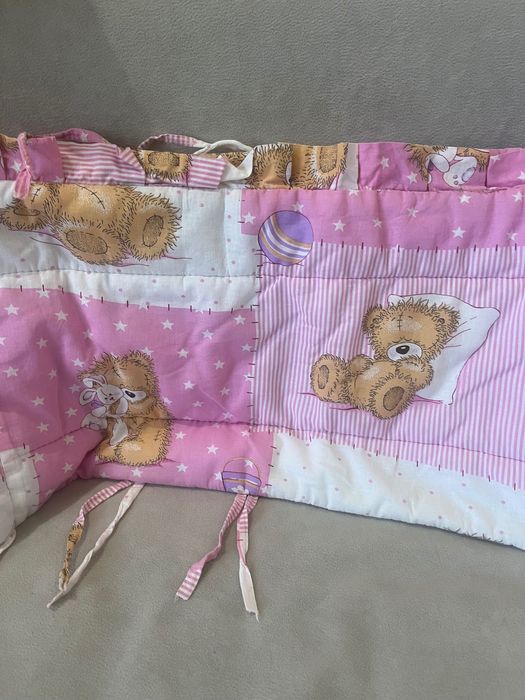 Бортики для манежа для девочки