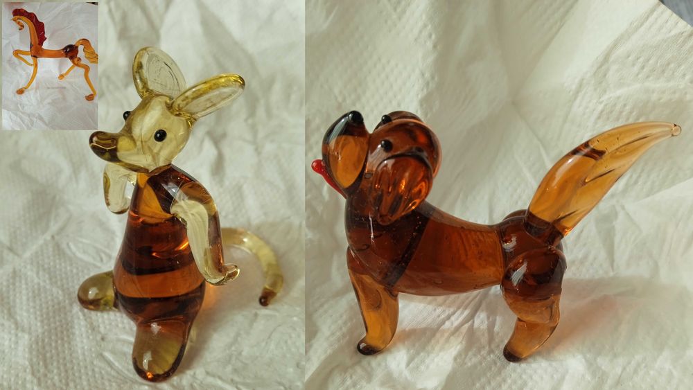 Стъклена фигурка Мишка