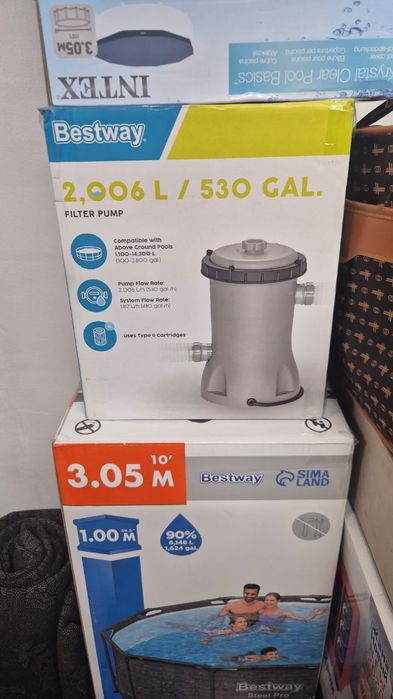 Срочно продам бассейн каркасный 305×100