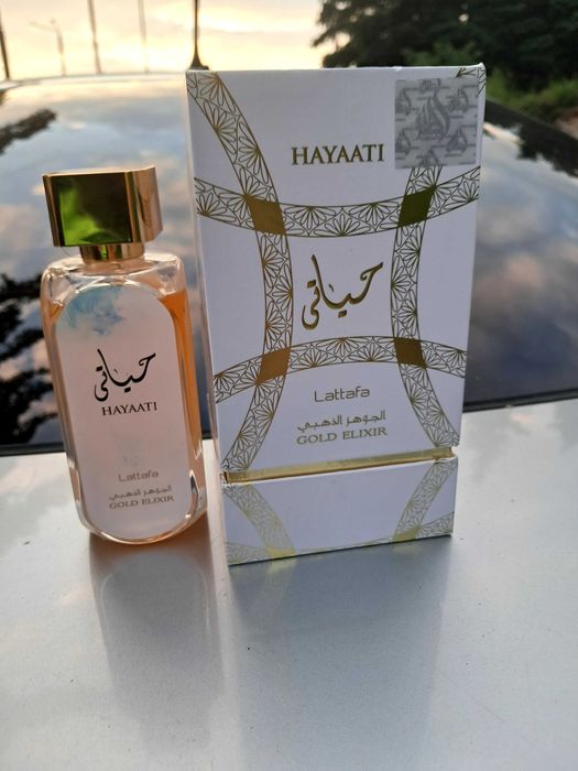 Парфюмна вода за жени - Lattafa Perfumes  Hayaati Gold Elixir, 100 мл