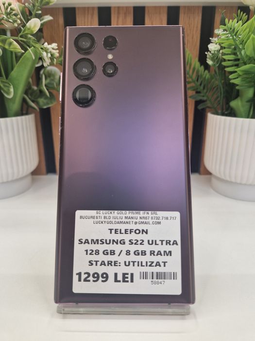 Samsung S22 Ultra 128GB / 8GB RAM Garanție!#58847
