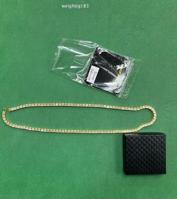 Lant tennis placat cu zirconiu