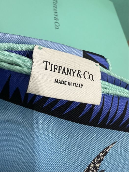 NEW Платок Tiffany & Co Bird on a Rock 733620