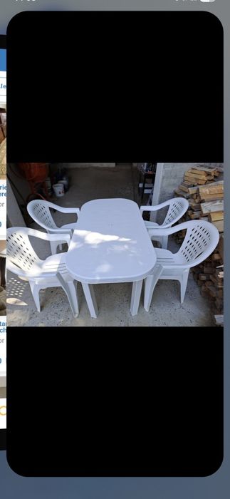 Masa cu scaune pvc