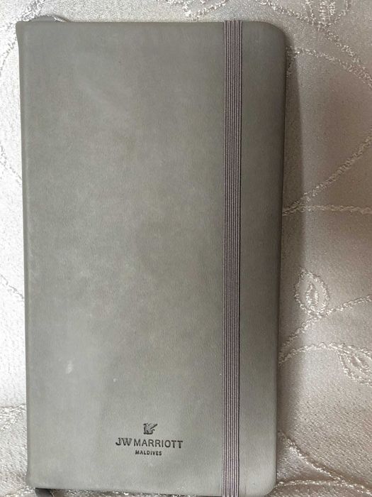 Джобен тефтер бележник от естествена кожа A7 + подарък картодържатели