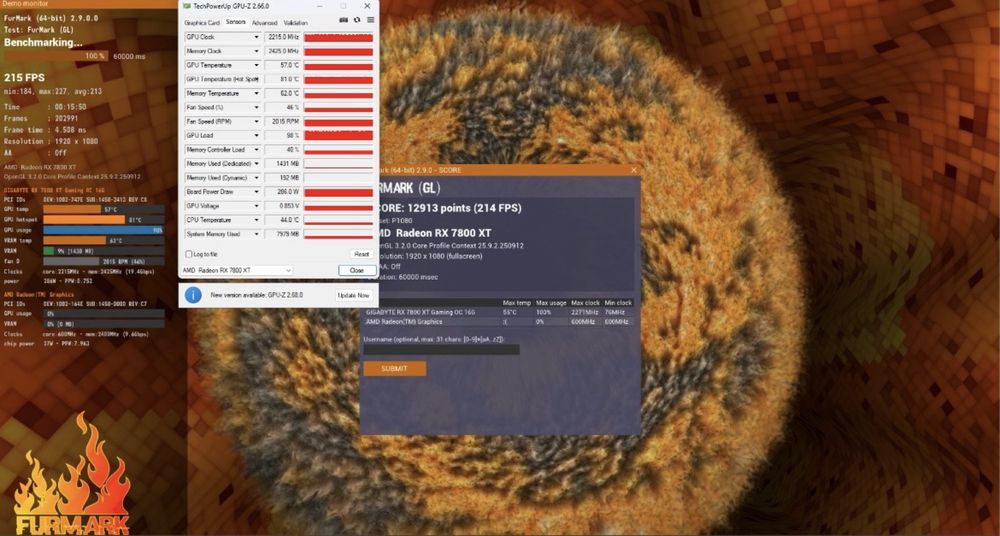 Видеоеарта Radeon RX 7800XT 16Gb