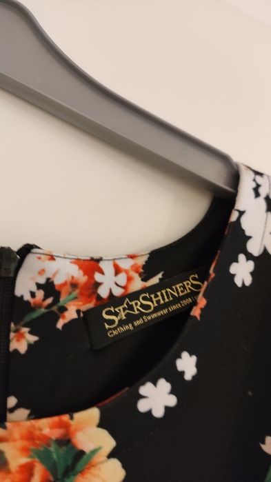 Rochie dreaptă florală 3XL