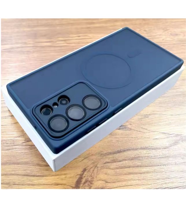 Samsung S23/S24/S25/PLUS/ULTRA Husa Magsafe Folie Safe Spate Mat Anti