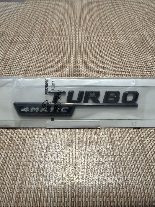 Mercedes Turbo 4matic надпис емблема
