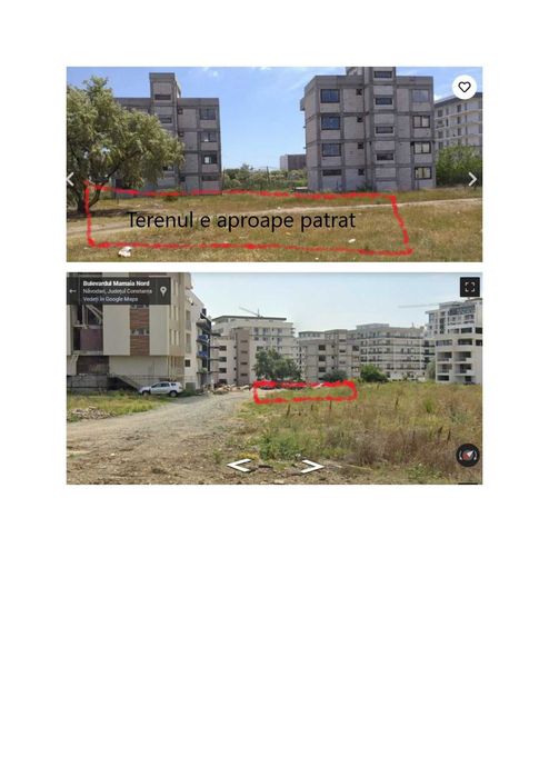 Teren mamaia nord pe colt -direct proprietar