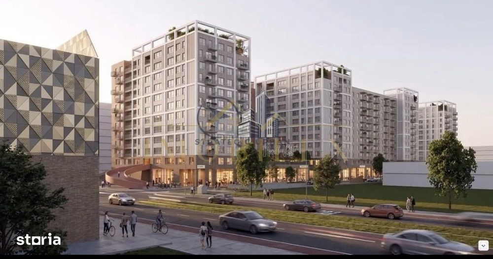 Apartament cu 3 camere, semifinisat, proiect Nou , zona Vivo