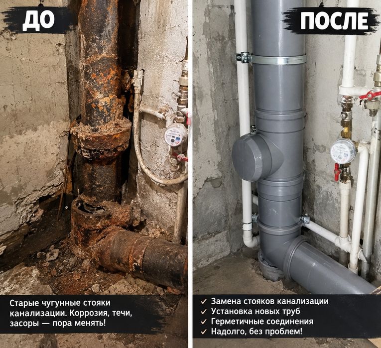 Сантехник 24/7. Прочистка канализации. Отопление.