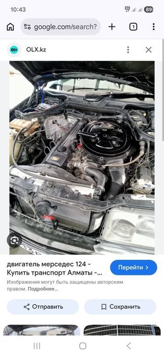 Продам двигатель на мерс