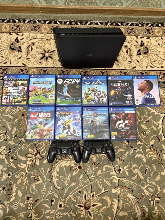 Продам ps4 с памятью 1TB