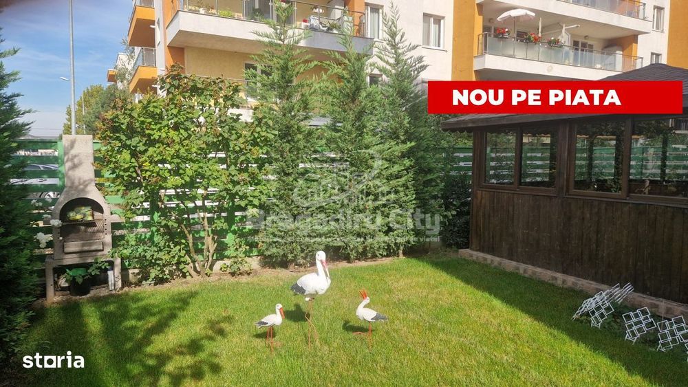 Ap 3 cam parter cu gradina Adora mobilat utilat