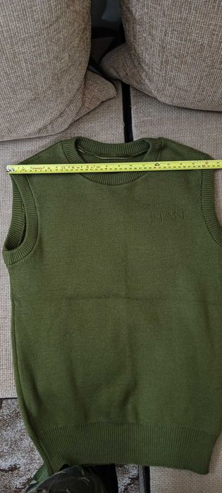 Vestă kaki MApN RSR din lână – mărime reală 44–46 (etichetă 48)
