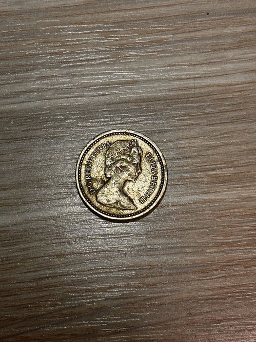 1 Pound / Liră Sterlină (1984) - Marea Britanie