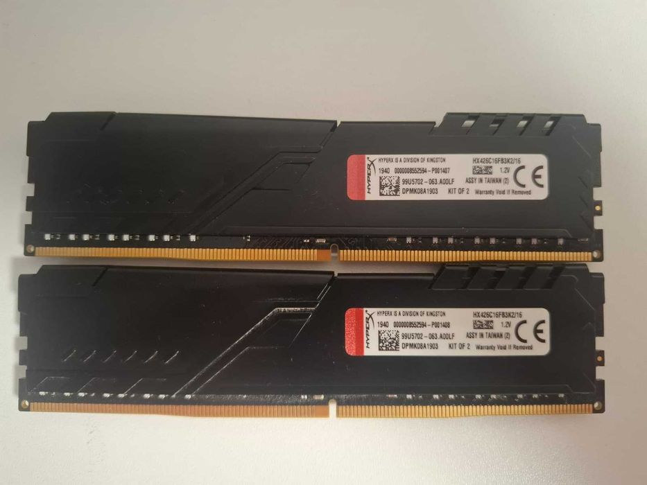 16gb Ram Kingston HyperX Fury Black 2666MHz