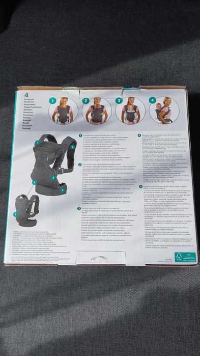 Marsupiu ergonomic bebe - 4 in 1 - 0m+ - 3.6Kg - 14.5kg