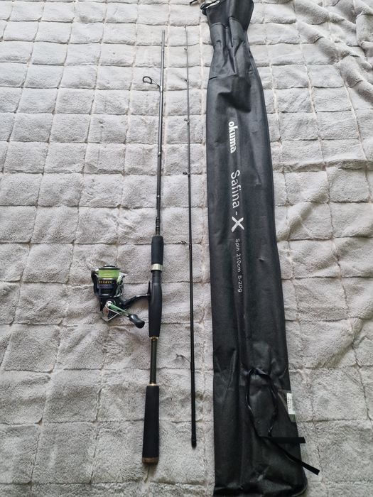 Combo spining Safina-X Spin 210cm 5-20g + Shimano Nexave 3000SFD