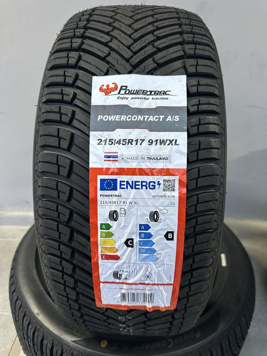 Нови всесезонни гуми POWERTRAC POWERCONTACT A/S 215/45R17 91W XL БОРД 2154517