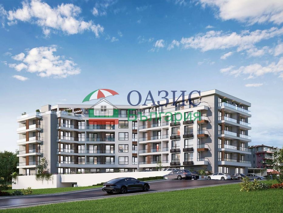 3-стаен апартамент на 2-ри етаж, Азине Резиденс, Приморско, обл. Бургас, България - 74 кв. м.,